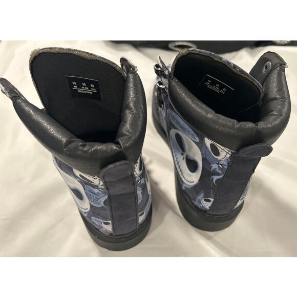 Jack Skellington Combat Style Boots Y2K Nightmare Before Christmas Sz: 9 - Picture 2 of 7